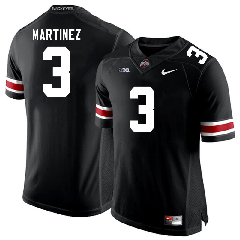 Men #3 Cameron Martinez Ohio State Buckeyes College Football Jerseys Stitched Sale-Black